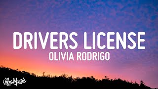 Olivia Rodrigo – drivers license Lyrics [upl. by Auqenahs]