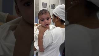 Cute crying baby goes under anesthesia [upl. by Diana]