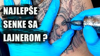 Kako pravilno senčiti sa lajnerom i sačuvati kožu  Meduza Tattoo 2 [upl. by Ariamat]