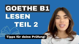 Goethe Zertifikat B1 Lesen Teil 2 [upl. by Sherj]