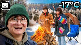 OFFLINETV SURVIVES WINTER CAMPING [upl. by Ekul245]