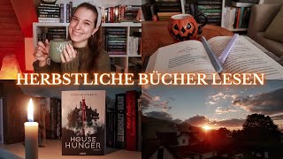 Herbstliche Bücher lesen🍁📖 Vlog Meine Buchhandlung Geister Vampire Dark Academia etc🩸 [upl. by Adlai]