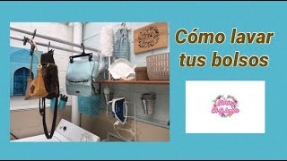 Cómo limpiar bolsos de cuero ante tela o cuerina  Poniendo en orden tu hogar Vídeo 32  Limpia [upl. by Nicholle116]