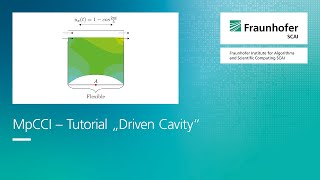 MpCCI V47 – Tutorial quotDriven Cavityquot [upl. by Eilrac]