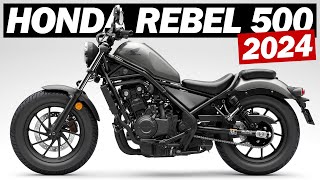 2024 Honda Rebel 500 Review A Perfect Cruiser for New amp Experienced Riders [upl. by Enetsirk286]