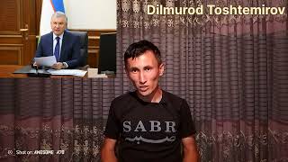 Shavkat Mirziyoyev Ozbekistondan Chiqb Ketaylikma Dilmurod toshtemirov [upl. by Nylesoy]