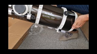 Unboxing Skywatcher 150p Quattro F4 Imaging Newtonian [upl. by Nemrak]