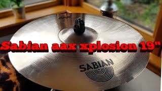 SABIAN AAX XPLOSION CRASH 19quot [upl. by Suki668]