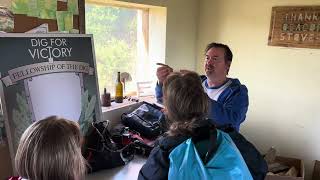 Barry gives our new visitors a quick brief of the site and its history DiG4V 20th August 2024 [upl. by Anaujd]