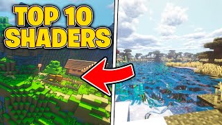 Minecraft Bedrock Edition Top 10 BEST Shaders 2023 MCPE 120 MCPEXbox OnePS4Windows 10 [upl. by Persas]