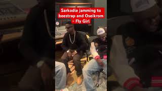 Sarkodie jamming to beeztrap and Oseikrom  Fly Girl asakaa sarkodie [upl. by Gillead]