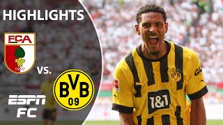 FC Augsburg vs Borussia Dortmund  Bundesliga Highlights  ESPN FC [upl. by Fuchs]