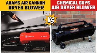 Adams Air Cannon vs Chemical Guys Air Dryer Blower  Which is Better [upl. by Notsag]