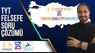 Paraf Z Takımı TYT Türkiye Geneli Deneme Sınavı Felsefe Sorularının Çözümleri [upl. by Hoo864]