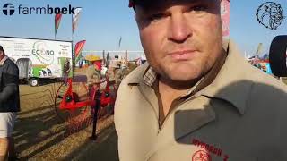 Myburgh Equipment Self made wire strainer machine at Nampo 2018 [upl. by Indihar]