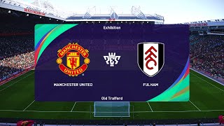 Manchester United vs Fulham 16082024 Premier League PES 2021 [upl. by Alodi]