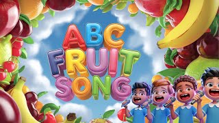 ABC Fruit Song  Kids learn about fruits the fun way kindergartensongs [upl. by Gemperle]