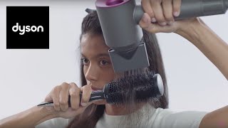 Styling your hair with the Dyson Supersonic™ hair dryer styling concentrator [upl. by Della]