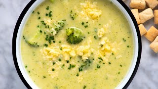 Easy Broccoli Cheddar Soup Recipe [upl. by Ahselyt335]