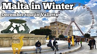 Malta in Winter  Tour around Valletta in December [upl. by Niki]