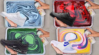 ASMR  HYDRO Dipping  CUSTOM Air Force 1s 👟🎨 [upl. by Hermione]