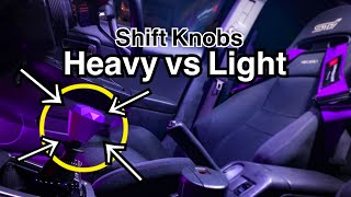 Heavy Shift Knobs vs Light Shift Knobs  Likewise Diamond Shift Knob Install [upl. by Gal]