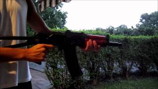 SRC AK74u GBBR Shooting [upl. by Laurianne]