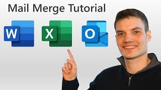 How to Mail Merge in Word Excel amp Outlook [upl. by Regnig119]