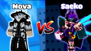 NovaExility vs Sae  Blox Fruits PVP [upl. by Mallina677]