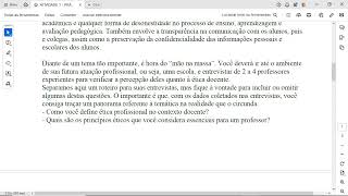 Quais são os princípios éticos que você considera essenciais para um professor [upl. by Estell616]