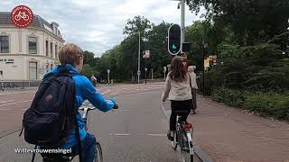 Bicycle ride around Utrechts reconstructed canal ring [upl. by Robson]