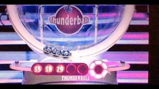 Thunderball Draw  Wednesday 7th December 2011 [upl. by Kcajyllib]