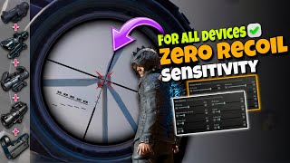 2024 World Best Sensitivity Settings 🔥 For All Mobile Non Gyro And Gyroscope ✅  PUBGBGMI [upl. by Neelhtac]