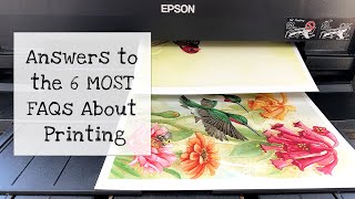 How to Make Prints of Your Art  Tips for Beginner Artists [upl. by Idissak]