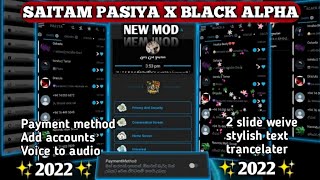 Saitem Pasiya X Black Alfa WhatsApp  New 2k22 [upl. by Frederica]