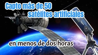 Observamos el paso de cincuenta satélites artificiales [upl. by Henryk]