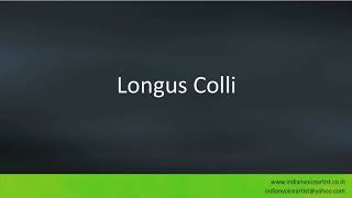 Pronunciation of the words quotLongus Colliquot [upl. by Schilt]