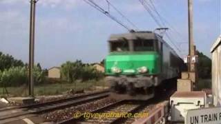 Vidéo dune locomotive CC 6500 en livrée FRET SNCF [upl. by Nylyahs]