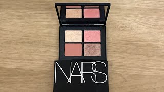 Nars Orgasm Eyeshadow Quad Demo and Swatches [upl. by Airual]