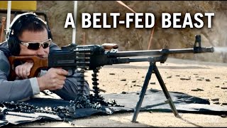 PKM Machine Gun a belt fed beast [upl. by Ayel]