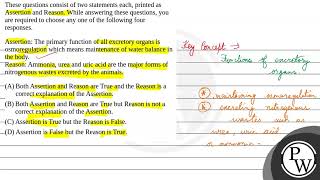 These questions consist of two statements each printed as Assertion and Reason While answering [upl. by Andrews]