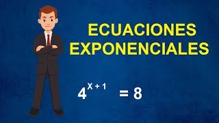 ECUACIONES EXPONENCIALES  Ejercicios resueltos 02 [upl. by Khalsa]