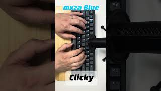 MECHANICAL KEY SWITCHES  LINEAR VS TACTILE VS CLICKY  Cherry mx2a mechanicalkeyboard typing [upl. by Sukin]