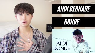 Andi Bernadee  Donde Official Music Video REACTION [upl. by Rocco]