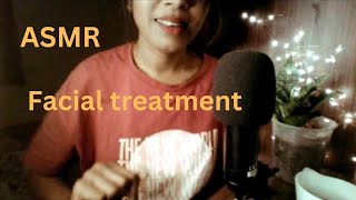 ASMR facial treatment ☘️☘️for headache asmr Malayalamasmr sleep Seetaasmrry1ku [upl. by Gardiner]