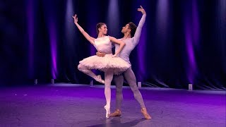 The Royal Ballet rehearse the Act III Pas de deux from Don Quixote Naghdi Sambé [upl. by Ayotahs]