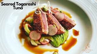 Togarashi Tuna steak recipe  Picked Salad [upl. by Nailuj]