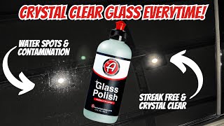 I Test Adams Glass Polish That Promises Crystal Clear Haze Free Spot Free Glass [upl. by Thomsen]