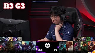 G2 vs T1  Game 3  Round 3 LoL MSI 2024 Main Stage  G2 Esports vs T1 G3 full game [upl. by Adelina]