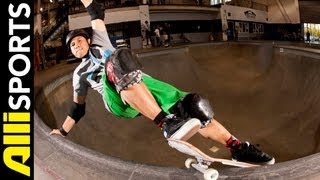 How To Layback Grind Christian Hosoi Alli Sports Skateboard Step By Step Trick Tips [upl. by Balliett89]